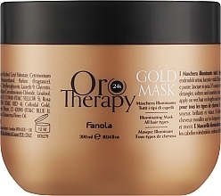 Парфумерія, косметика Маска для волосся - Fanola Oro Therapy Gold 24K Mask All Hair Types