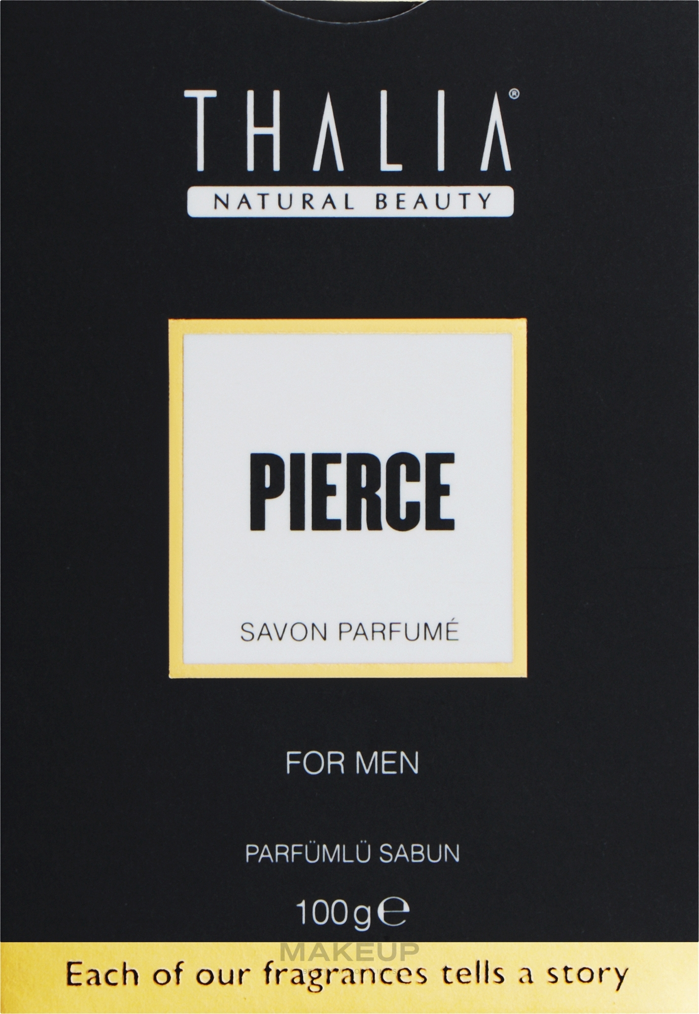 Мыло парфюмированное для мужчин - Thalia Pierce Soap — фото 100g
