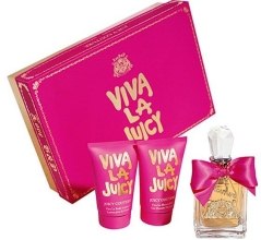 Парфумерія, косметика Juicy Couture Viva La Juicy - Набір (edp/50ml + b/l/125ml + s/g/125ml)