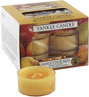 Чайные свечи - Yankee Candle Scented Tea Light Candles Mango Peach Salsa — фото N1