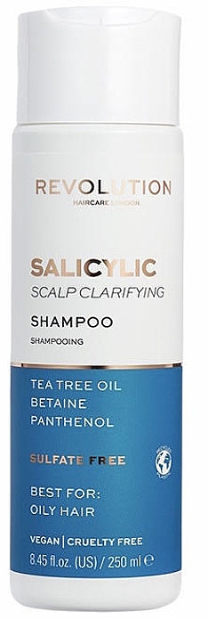 Шампунь із саліциловою кислотою - Makeup Revolution Salicylic Acid Clarifying Shampoo — фото N1