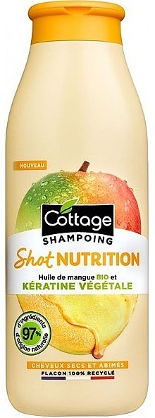 Кератиновий шампунь з олією манго - Cottage Shot Nutrition Hair Shampoo — фото N1