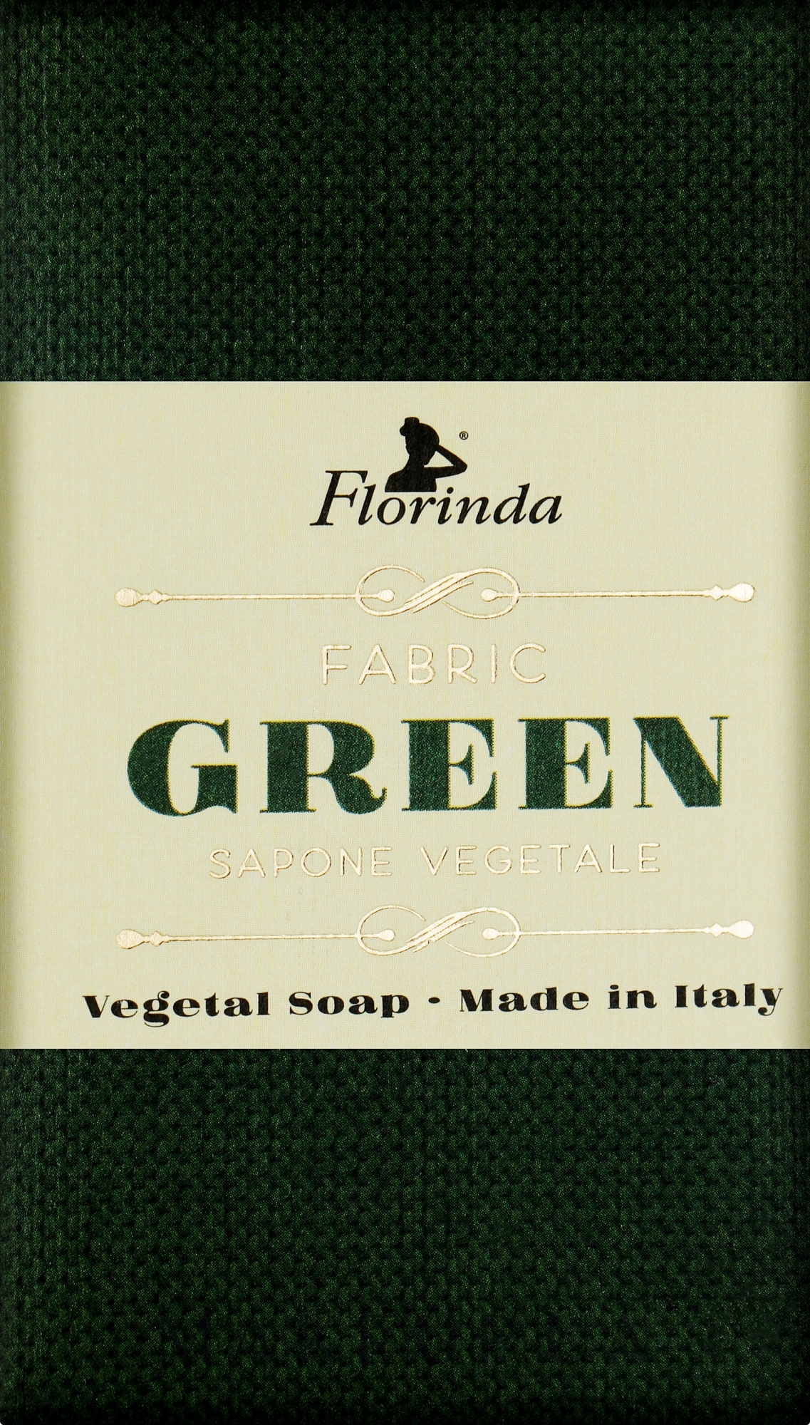 Мило натуральне "Італійські тканини. Зелене" - Florinda Fabric Green Natural Soap — фото 200g