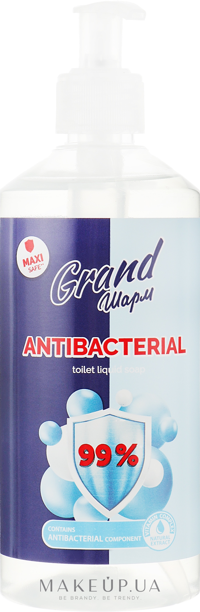 Антибактеріальне рідке мило - Grand Шарм Antibacterial Soap — фото 500ml