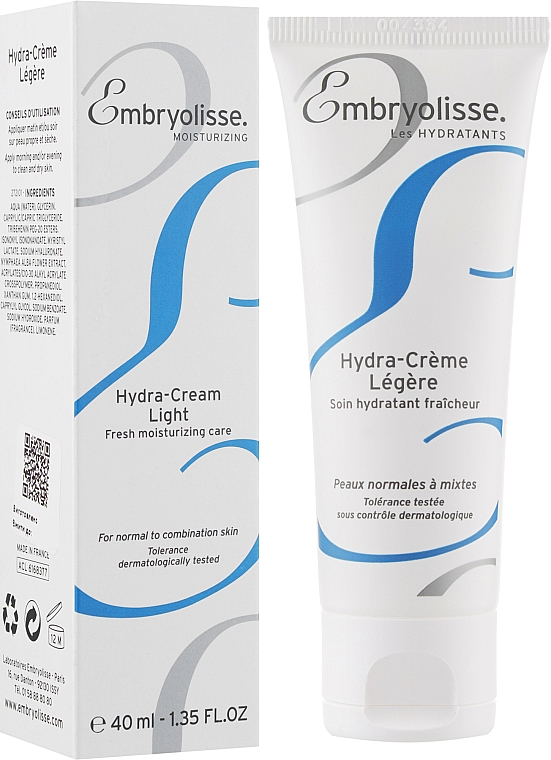 Легкий зволожуючий крем для обличчя - Embryolisse Laboratories Hydra-Cream Light — фото N2
