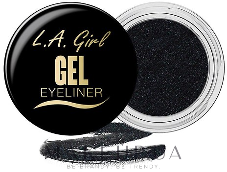 Гелева підводка для очей - L.A. Girl Gel Eyeliner — фото GEL732 - Black Cosmic Shimmer