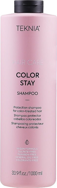 Безсульфатний шампунь для збереження кольору фарбованого волосся - Lakme Teknia Color Stay Shampoo — фото N2