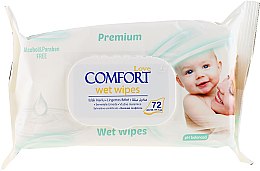 Парфумерія, косметика Дитячі вологі серветки - Aksan Baby Wet Wipes Cream Lotion