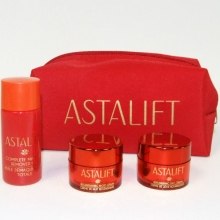 Духи, Парфюмерия, косметика Дорожный набор для лица - Astalift (cr/15ml + cr/15ml + milk/30ml)