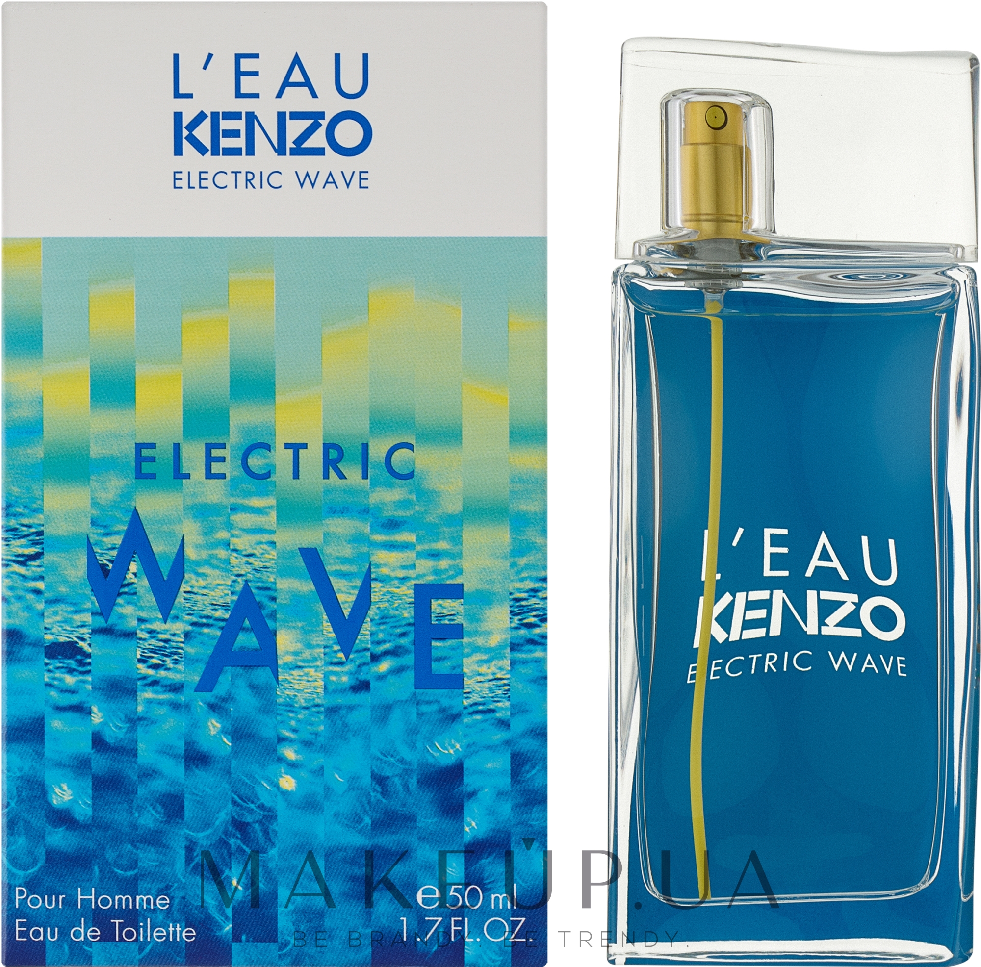 Kenzo L'Eau par Kenzo Electric Wave Pour Homme - Туалетная вода — фото 50ml