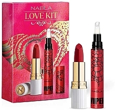 Парфумерія, косметика Набір для губ - Nabla Love Kit (l/plumper/4ml + lipstick/3.5g)