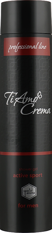 Гель для душу для чоловіків "Активний спорт" - Миловарні традиції Ti Amo Crema Sport Shower Gel For Men