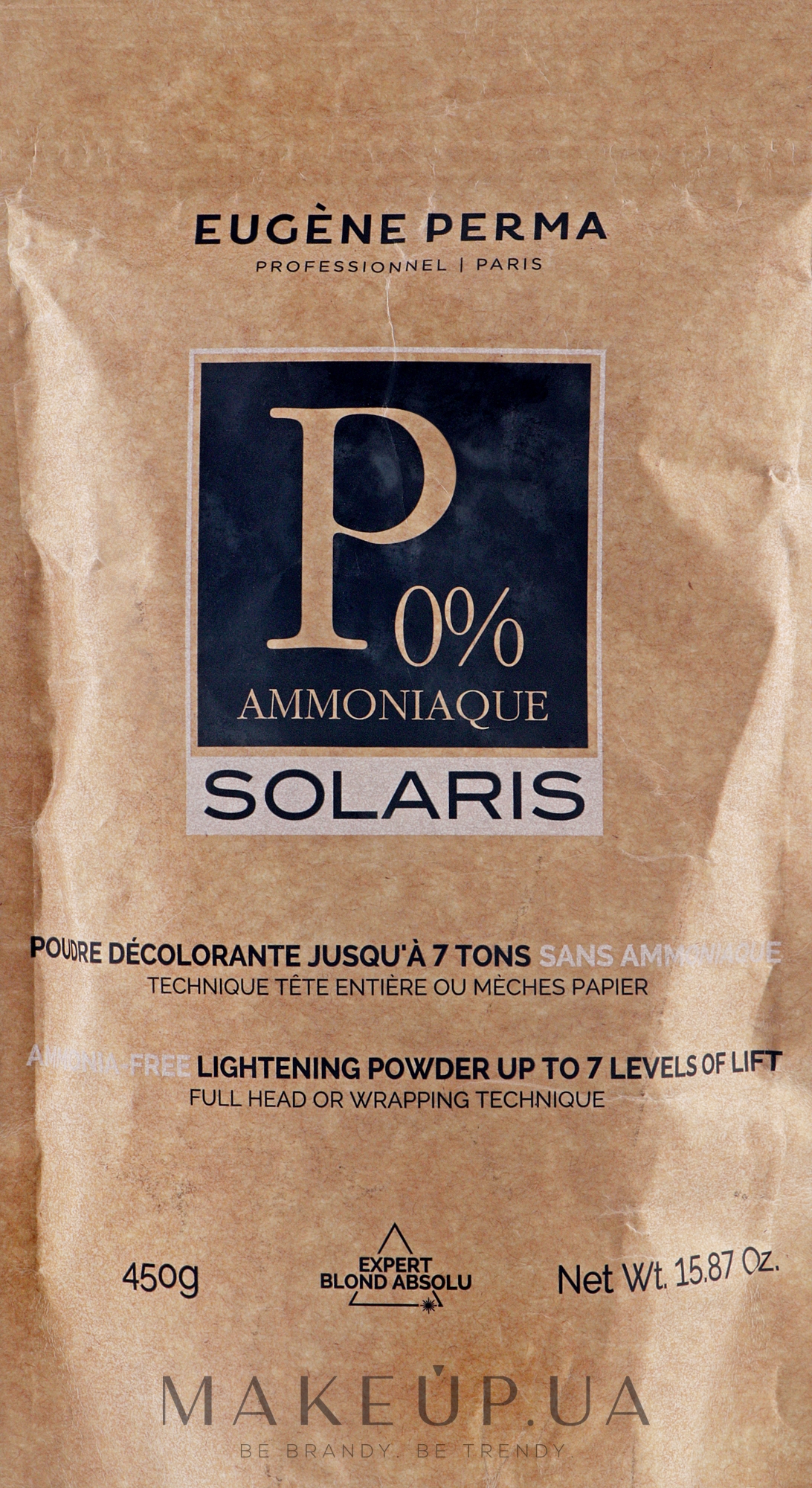 Осветляющая пудра для волос - Eugene Perma Solaris Poudre ammonia 7 Tones — фото 450g