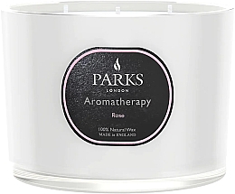 Ароматическая свеча - Parks London Aromatherapy Rose Candle  — фото N2