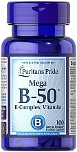 Витаминная добавка "Витамин B" - Puritan's Pride Mega B-50 B-Complex Vitamin — фото N1