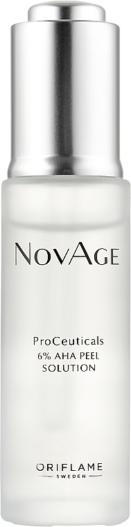 Сироватка-пілінг для відновлення шкіри з 6% вмістом AHA-кислот - Oriflame Novage ProCeuticals 6% AHA Peel Solution — фото N1
