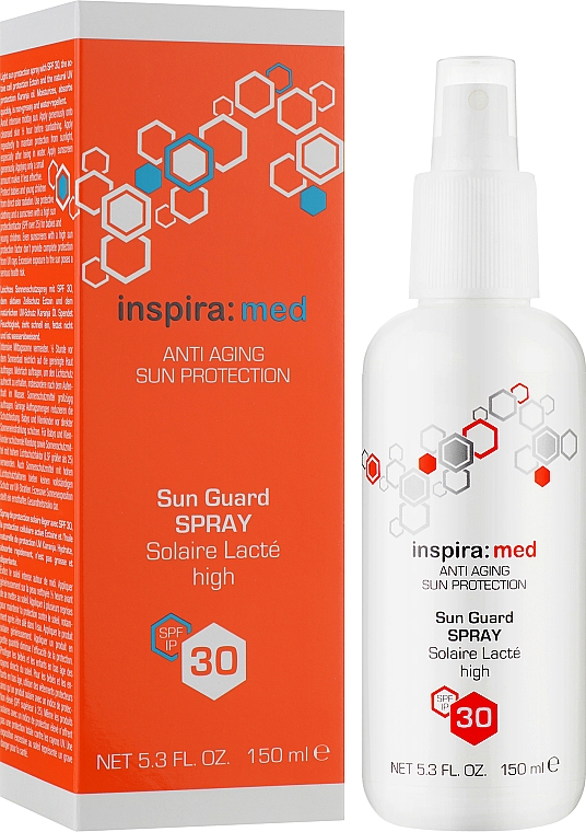 Противіковий захисний спрей SPF 30 -  Inspira:cosmetics Med Anti-Aging Sun Guard — фото N2