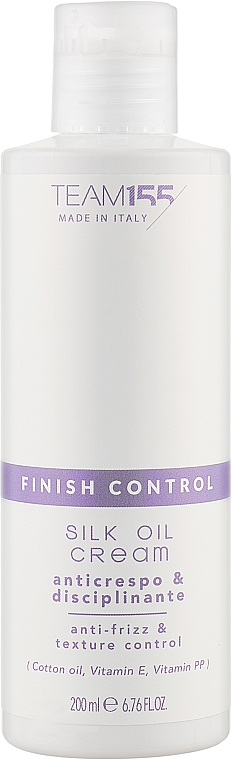 Крем-олія для волосся - Team 155 Finish Control Silk Oil Cream — фото N1