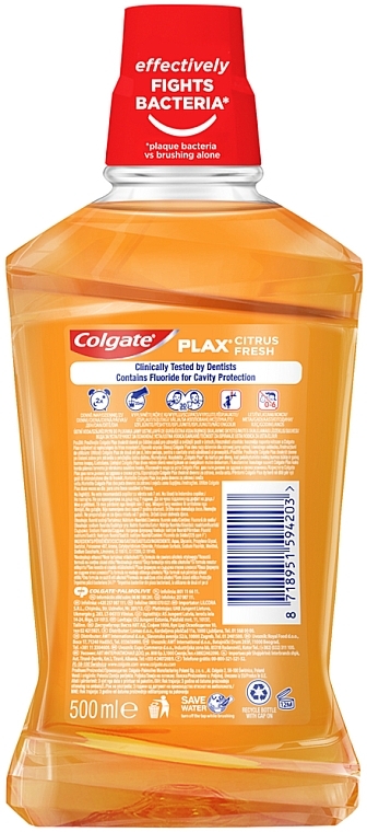 Ополаскиватель для полости рта - Colgate Plax Citrus Fresh  — фото N2