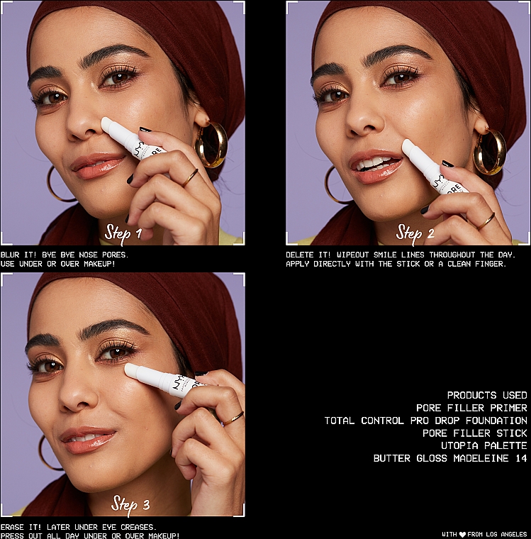 цене Stick Makeup в Pore лица: Праймер-стик NYX Украине по Primer для лучшей Filler - Targeted Professional купить