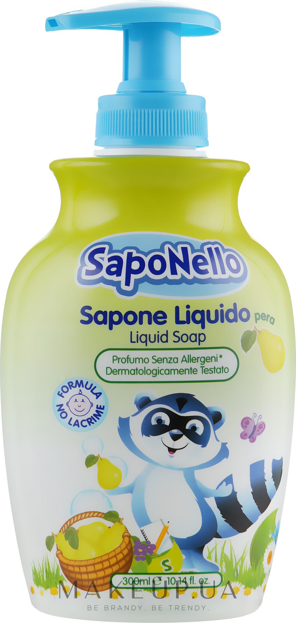 Жидкое мыло для детей "Груша" - SapoNello Liquid Soap Pera — фото 300ml