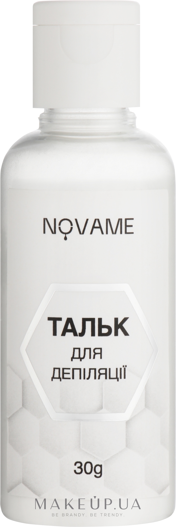 Косметический тальк для шугаринга и депиляции - Novame Cosmetic — фото 30g