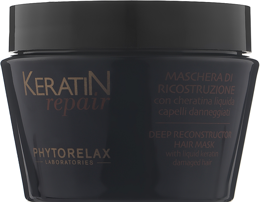 Маска-реконструктор для поврежденных волос - Phytorelax Laboratories Keratina Deep Reconstructor Mask