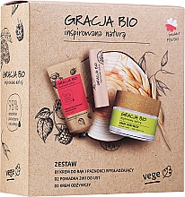 Духи, Парфюмерия, косметика Набор - Gracja Bio Inspired Nature (h/cr/50ml + f/cr/50ml + lip/balm/5g)