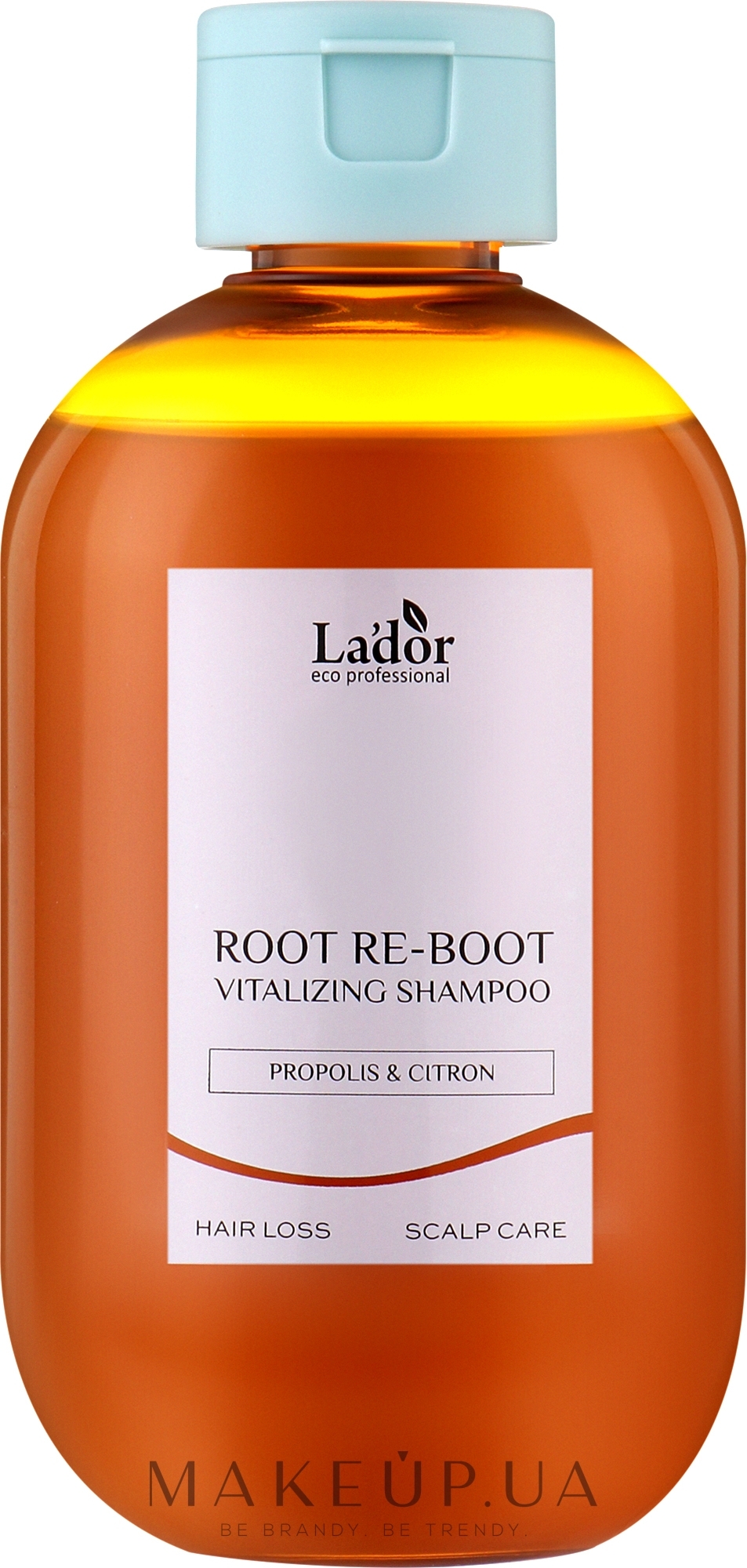 Шампунь для волос с прополисом и цитроном - La'dor Root Re-Boot Vitalizing Shampoo — фото 300ml