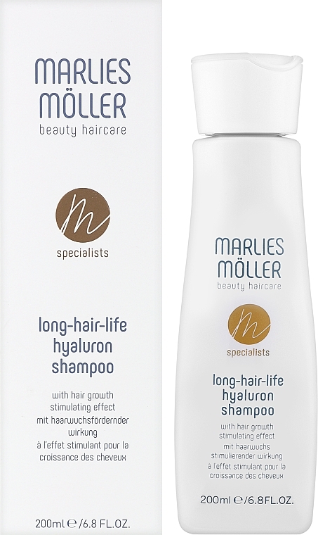 Шампунь для волос - Marlies Moller Specialist Long-Hair-Life Hyaluron Shampoo — фото N2