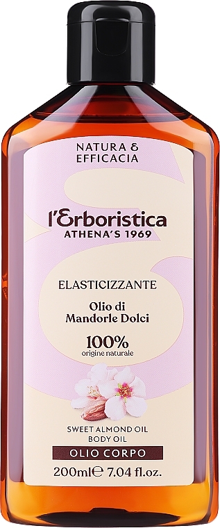 Натуральное масло сладкого миндаля - Athena's Erboristica 100% Puro Olio Mandorle Dolci