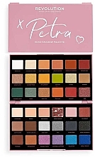 Палетка тіней для повік - Makeup Revolution X Petra XOXO Eyeshadow Palette — фото N1