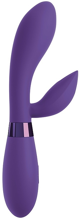 Вібратор - PipeDream OMG! Rabbits #Bestever Silicone Vibrator Purple — фото N2