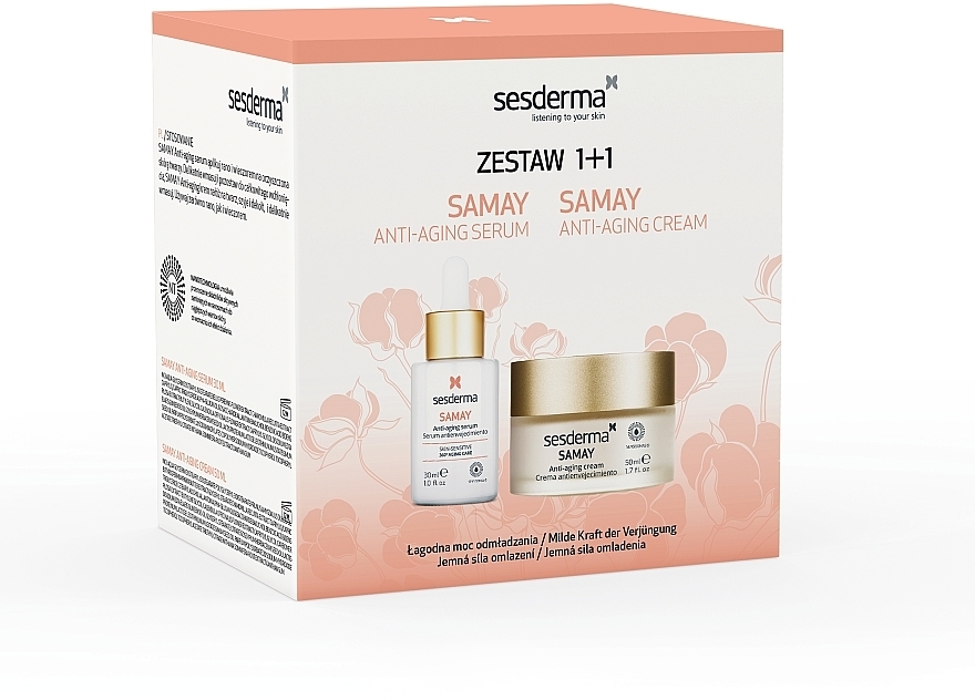 Набір - SesDerma Laboratories Samay (serum/30 ml + cr/50 ml) — фото N2