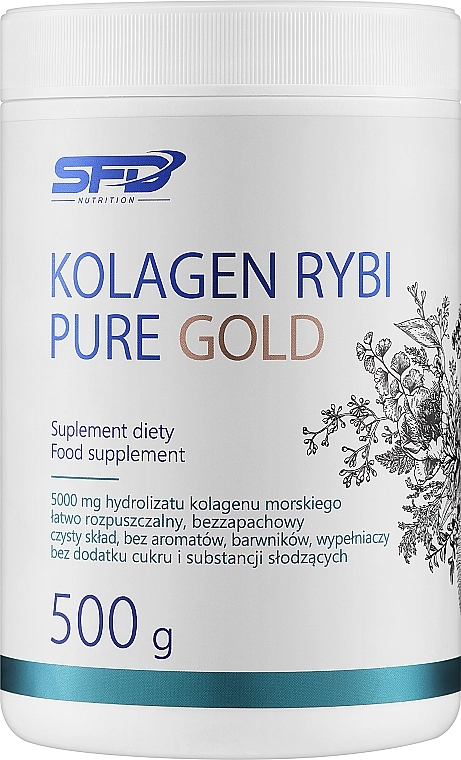 Харчова добавка "Колаген риб'ячий", у порошку - SFD Nutrition Kolagen Rybi Rure Gold — фото N1
