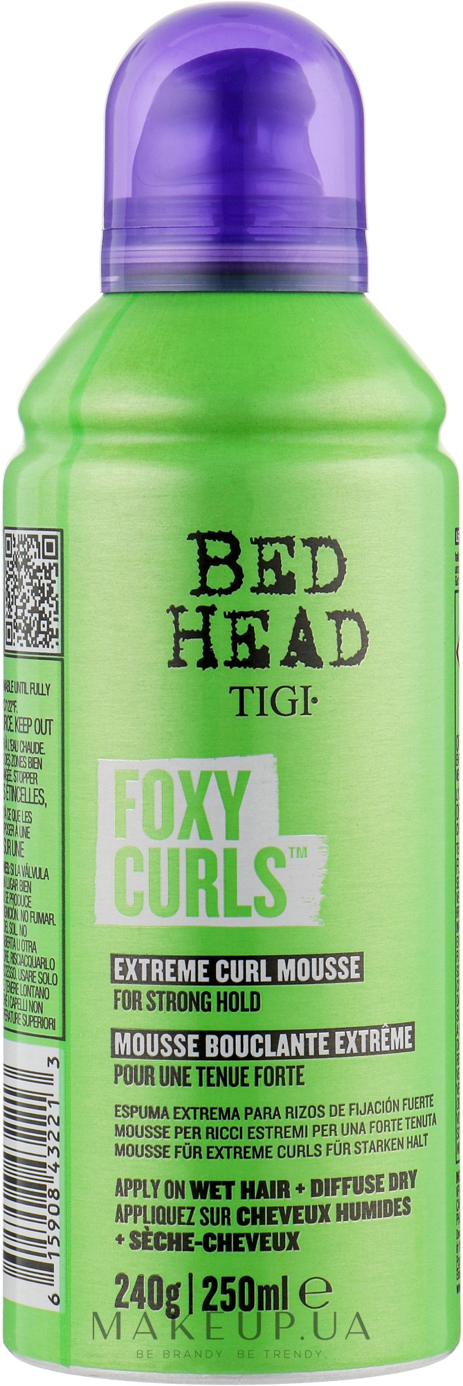 Мусс для сильной фиксации волос - Tigi Bed Head Foxy Curls Mousse — фото 250ml