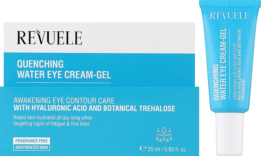 Крем-гель для контуру очей - Revuele Quenching Water Eye Cream-Gel — фото N2