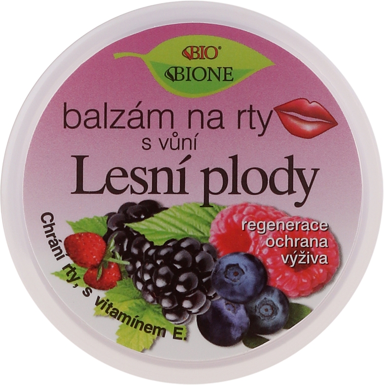 Бальзам для губ "Лісові ягоди" - Bione Cosmetics Lip Balm Forest Fruit — фото N1