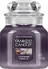 Ароматическая свеча в банке "Лаванда и ваниль" - Yankee Candle Lavender and Vanilla — фото N1