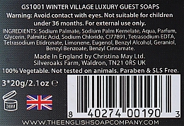 Мыло "С Рождеством" - The English Soap Company Winter Village Guest Soaps — фото N2