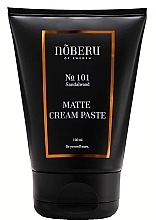 Парфумерія, косметика Матова паста для укладання волосся - Noberu of Sweden №101 Sandalwood Matte Cream Paste
