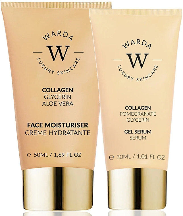 Набір - Warda Skin Lifter Boost Collagen (f/cr/50ml + gel/serum/30ml) — фото N1