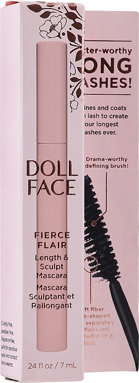 Туш для вій - Doll Face Fierce Flair Length & Sculpt Mascara — фото N2