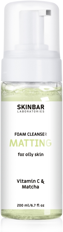 ПОДАРУНОК! Пінка матувальна для жирної шкіри "Matting" - SKINBAR Foam Cleanser For Oily Skin  — фото N1