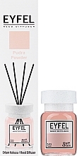 Аромадифузор "Пудра" - Eyfel Perfume Reed Diffuser Powder — фото N1