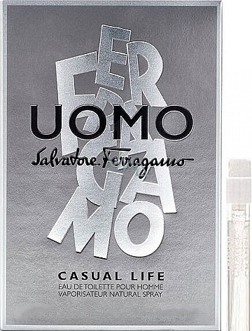 ПОДАРУНОК! Salvatore Ferragamo Uomo Casual Life - Туалетна вода (пробник) — фото N1