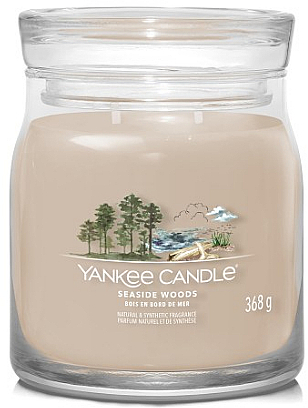 Ароматична свічка в банці "Seaside Woods", 2 ґноти - Yankee Candle Singnature — фото N1