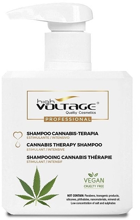 Шампунь з екстрактом насіння конопель - Voltage Cannabis Therapy Shampoo — фото N1