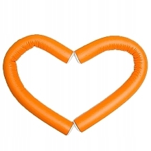 Гнучкі бігуді, довжина 18 см, d 16 мм, помаранчеві, 10 шт. - Xhair — фото N3
