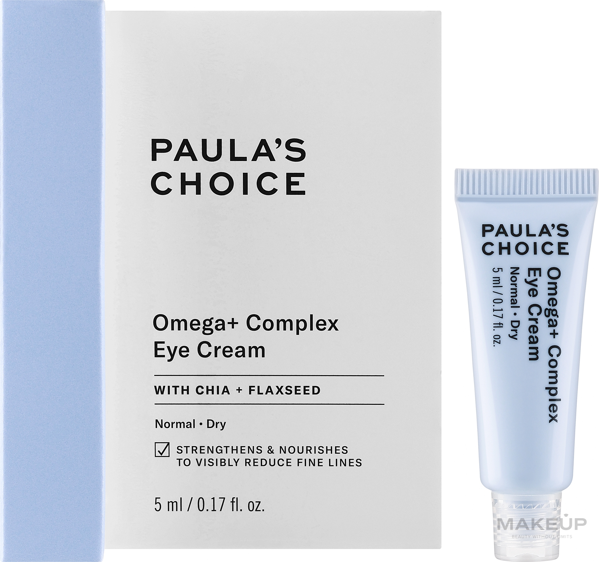 Крем для шкіри навколо очей з омега-кислотами - Paula's Choice Omega + Complex Eye Cream Travel Size — фото 5ml